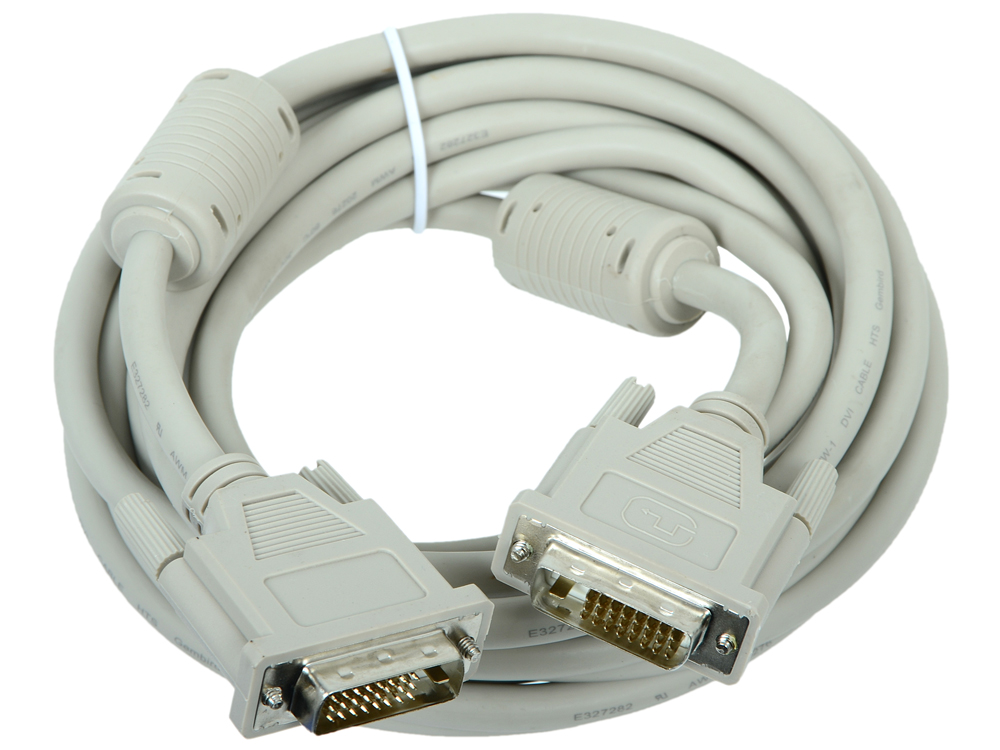 Провод для монитора. Кабель DVI-DVI Dual link (25m-25m), 1.8m, 2 фильтра VCOM <vdv6300-1.8m>. Кабель DVI-D Dual link 25m/25m. Кабель DVI Dual link (25m-25m). Gembird cc-dvi2-15 cc-dvi2-15.