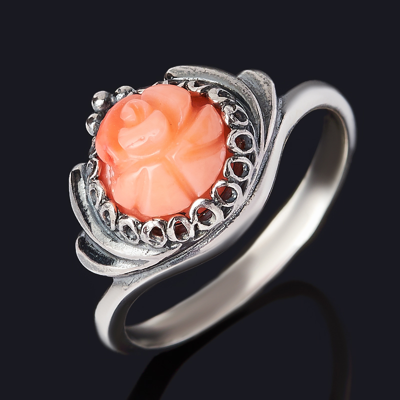 Кольцо серебро розовый. Кольцо коралл 17.5. Кольцо Италия серебро коралл 4500 р. Кольцо с кораллом в серебре Санлайт. Кольцо Lisa Smith коралл.