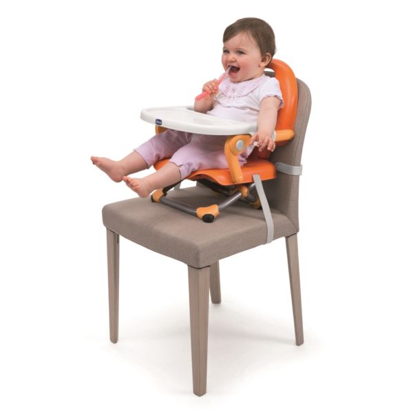Складной портативный детский стульчик для кормления