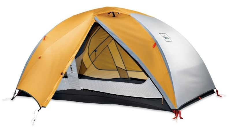 Трехсезонная двухслойная палатка REI Half Dome 2 Plus.