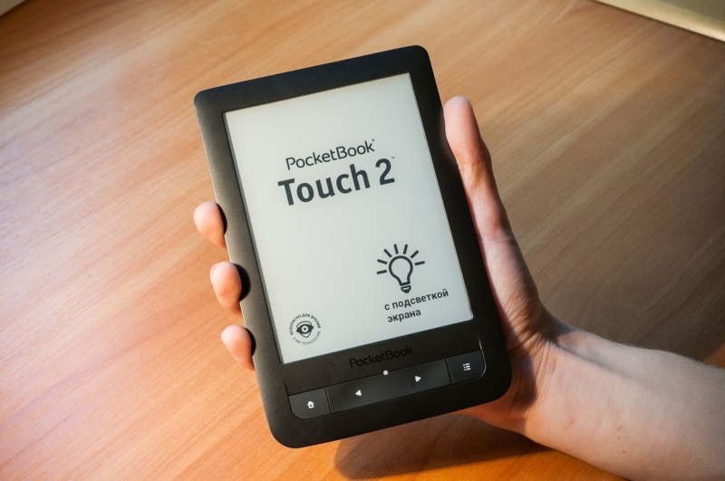 Pocketbook Тouch 2 – электронная книга с продолжительностью работы в 8 тысяч страниц